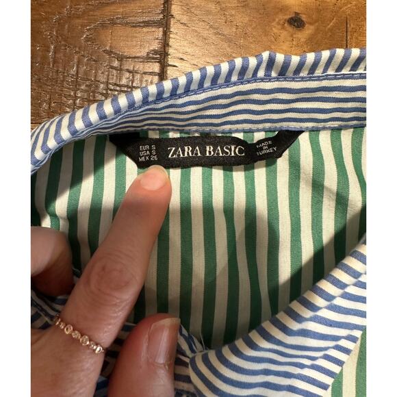 Zara Basics Button Down Dress - Picture 2 of 6